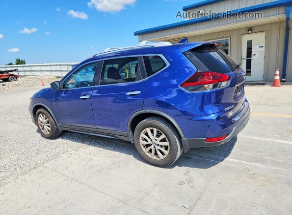 KNMAT2MT1KP553147 2019 NISSAN ROGUE Blue Rear left