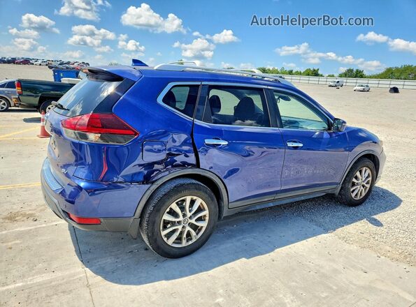 KNMAT2MT1KP553147 2019 NISSAN ROGUE Blue Rear right