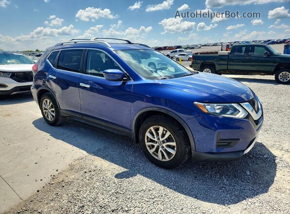 KNMAT2MT1KP553147 2019 NISSAN ROGUE Blue Front right