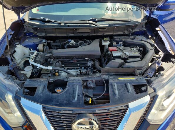 KNMAT2MT1KP553147 2019 NISSAN ROGUE Blue Engine compartment view