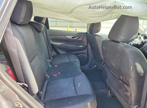 KNMAT2MT1KP555805 2019 NISSAN ROGUE Gray Widok wnętrza z tyłu