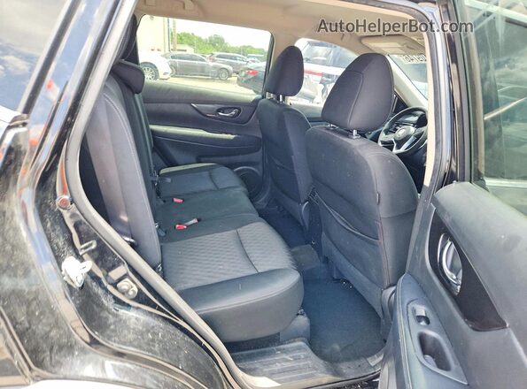 KNMAT2MT1LP525124 2020 NISSAN ROGUE Black Widok wnętrza z tyłu