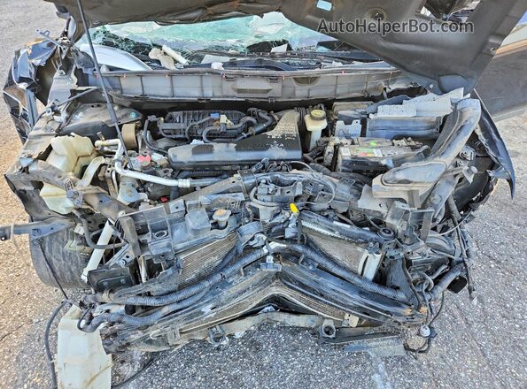 KNMAT2MT1LP532879 2020 NISSAN ROGUE Black Vista del compartimento del motor