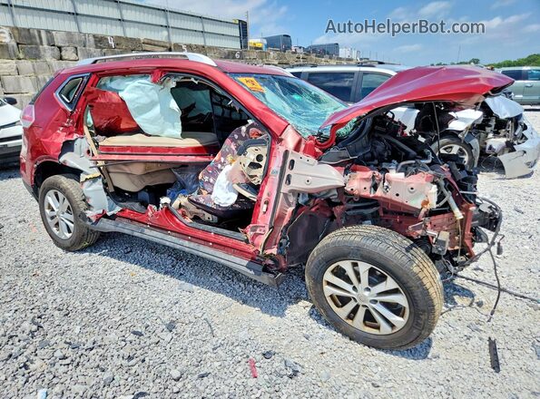 KNMAT2MT2GP618238 2016 NISSAN ROGUE Orange Delantero derecho
