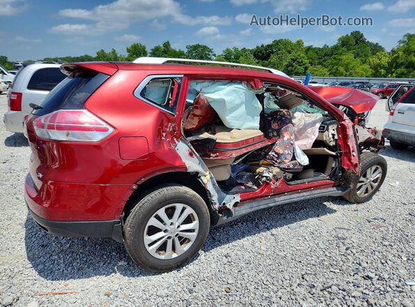KNMAT2MT2GP618238 2016 NISSAN ROGUE Orange Trasero derecho