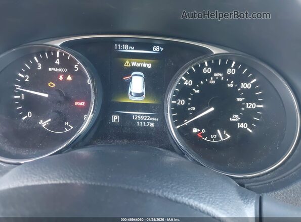 KNMAT2MT2GP684546 2016 NISSAN ROGUE Silver Widok tylnych siedzeń