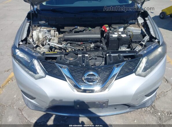 KNMAT2MT2GP684546 2016 NISSAN ROGUE Silver Widok z tyłu