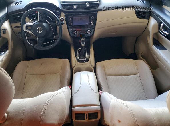 KNMAT2MT2HP511336 2017 NISSAN ROGUE Black წინა პანელის ხედი