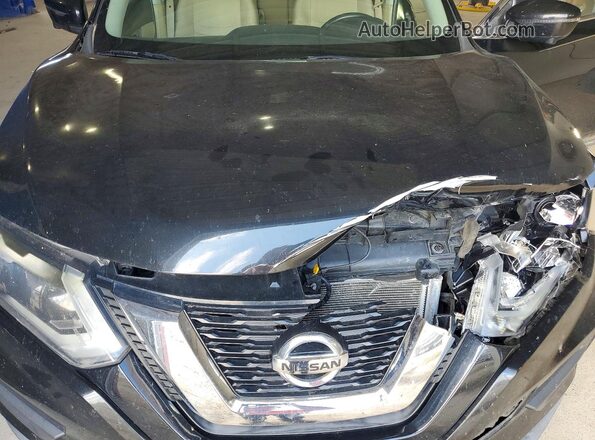 KNMAT2MT2HP511336 2017 NISSAN ROGUE Black ძრავის განყოფილების ხედი