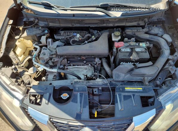 KNMAT2MT2HP530615 2017 NISSAN ROGUE Черный Вид подкапотного пространства
