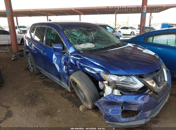 KNMAT2MT2HP577398 2017 NISSAN ROGUE Синий Вид спереди