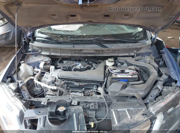 KNMAT2MT2HP577398 2017 NISSAN ROGUE Синий Вид сзади