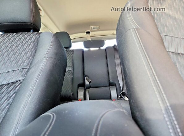 KNMAT2MT2HP614014 2017 NISSAN ROGUE Black Вид задніх сидінь