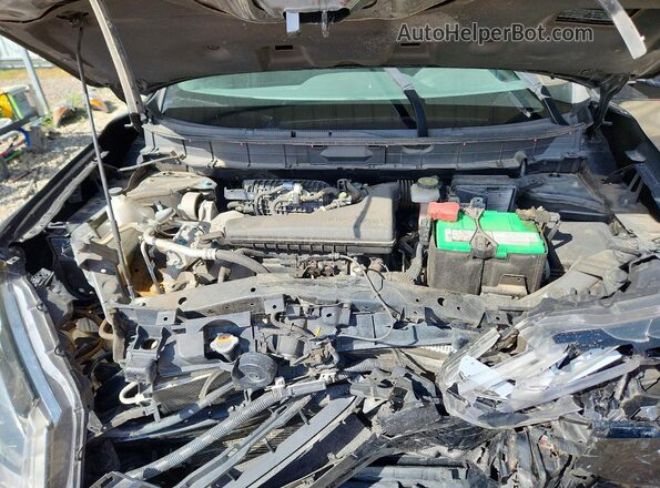 KNMAT2MT2HP614014 2017 NISSAN ROGUE Black Вид підкапотного простору