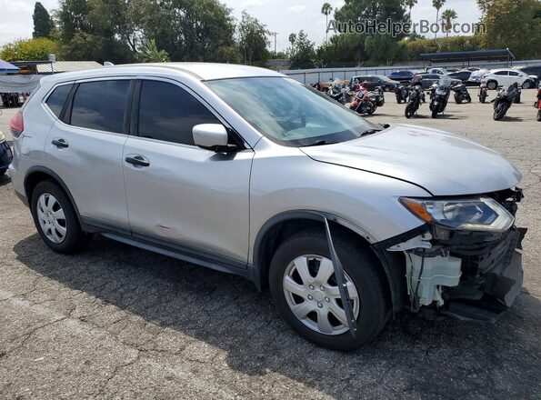 KNMAT2MT2JP513271 2018 NISSAN ROGUE Silver Delantero derecho