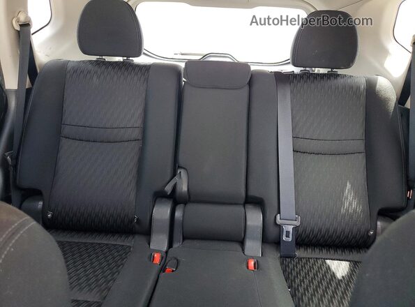 KNMAT2MT2JP513271 2018 NISSAN ROGUE Silver Vista de los asientos traseros