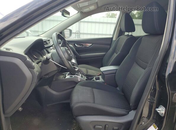 KNMAT2MT2JP547940 2018 NISSAN ROGUE Black Widok wnętrza z przodu