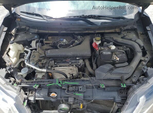 KNMAT2MT2JP547940 2018 NISSAN ROGUE Black Widok wnętrza z tyłu