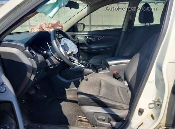 KNMAT2MT2JP552751 2018 NISSAN ROGUE White Widok wnętrza z przodu