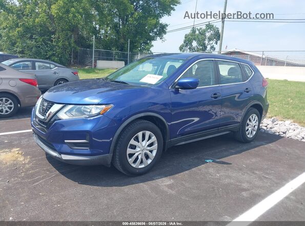 KNMAT2MT2JP581215 2018 NISSAN ROGUE Blue Front left