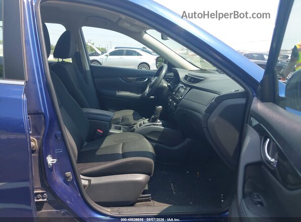 KNMAT2MT2JP581215 2018 NISSAN ROGUE Blue Front interior view