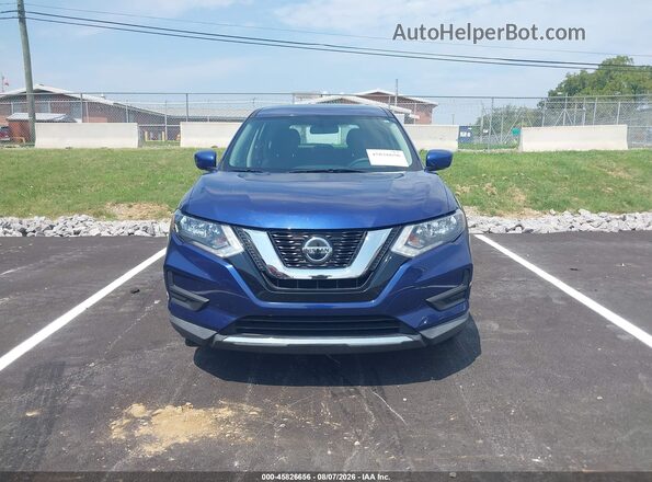 KNMAT2MT2JP581215 2018 NISSAN ROGUE Blue Instrument cluster view