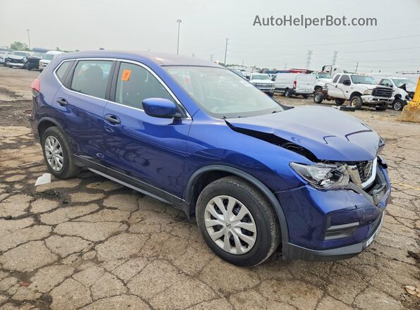KNMAT2MT2JP611068 2018 NISSAN ROGUE Blue Front right