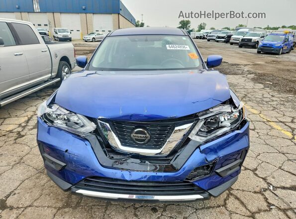 KNMAT2MT2JP611068 2018 NISSAN ROGUE Blue Front view