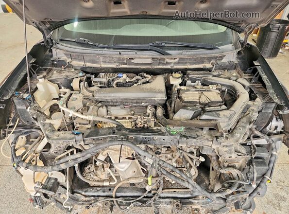 KNMAT2MT2KP523199 2019 NISSAN ROGUE Black Вид підкапотного простору