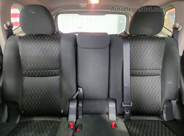 KNMAT2MT2KP523199 2019 NISSAN ROGUE Black Вид задніх сидінь