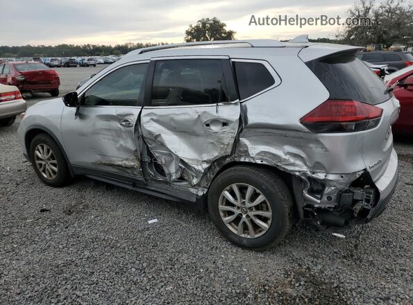 KNMAT2MT2KP531206 2019 NISSAN ROGUE Silver Trasero izquierdo