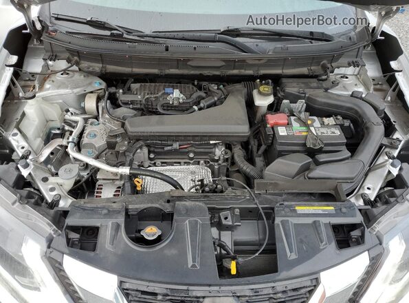 KNMAT2MT2KP531206 2019 NISSAN ROGUE Silver Vista del compartimento del motor