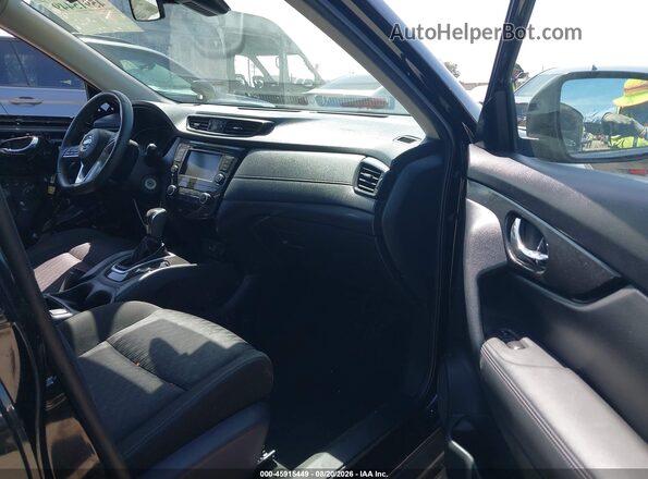 KNMAT2MT2KP549401 2019 NISSAN ROGUE Black Widok wnętrza z przodu