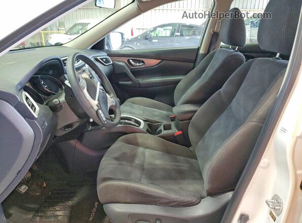 KNMAT2MT3GP595875 2016 NISSAN ROGUE White Widok wnętrza z przodu