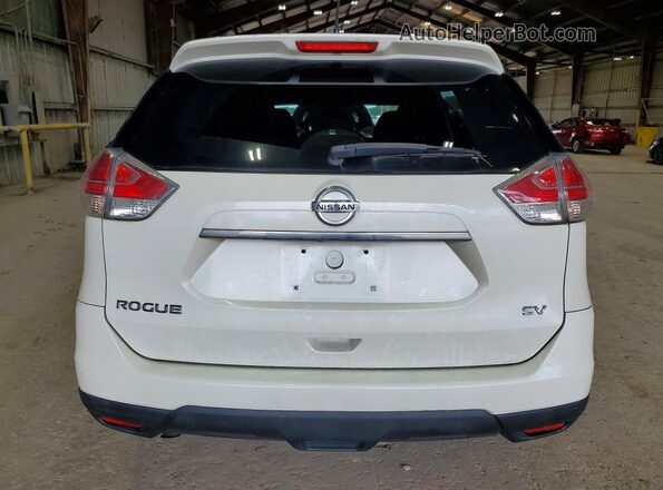 KNMAT2MT3GP595875 2016 NISSAN ROGUE White Widok z tyłu