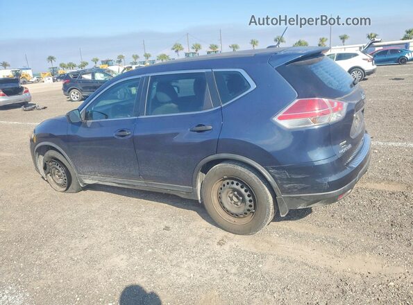 KNMAT2MT3GP602050 2016 NISSAN ROGUE Blue Передня права чверть