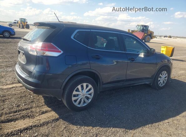 KNMAT2MT3GP602050 2016 NISSAN ROGUE Blue Вид салону спереду