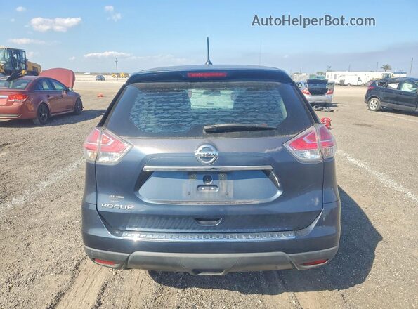 KNMAT2MT3GP602050 2016 NISSAN ROGUE Blue 