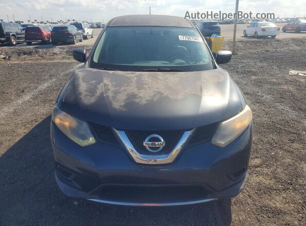 KNMAT2MT3GP602050 2016 NISSAN ROGUE Blue Вид підкапотного простору