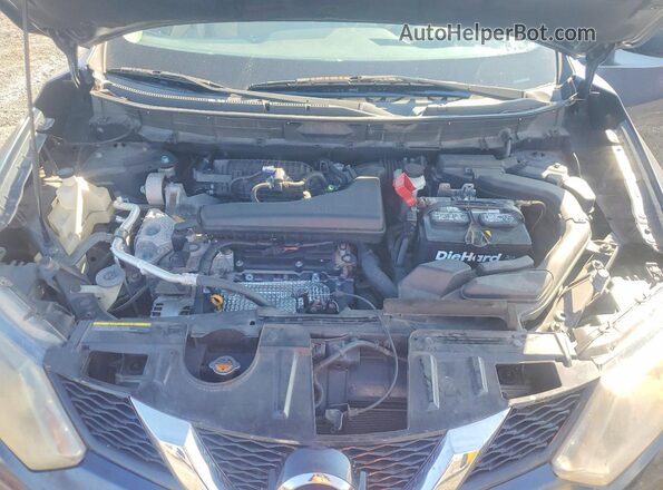 KNMAT2MT3GP602050 2016 NISSAN ROGUE Blue 