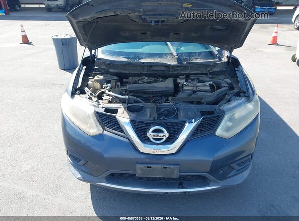 KNMAT2MT3GP613338 2016 NISSAN ROGUE Blue Rear view