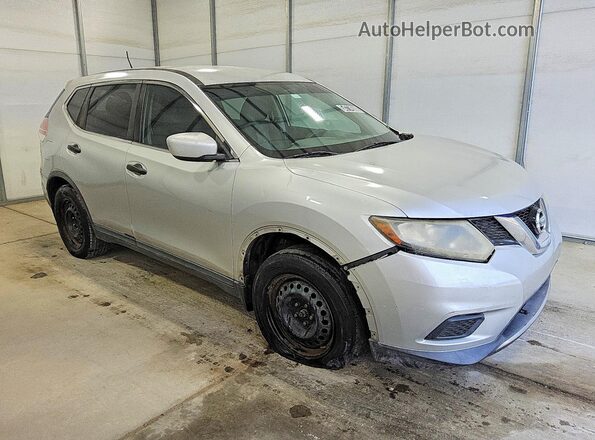 KNMAT2MT3GP638188 2016 NISSAN ROGUE Silver Առջևի աջ