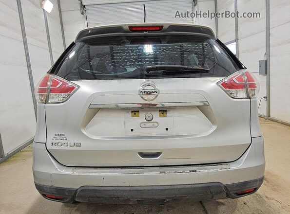 KNMAT2MT3GP638188 2016 NISSAN ROGUE Silver Հետևի տեսք