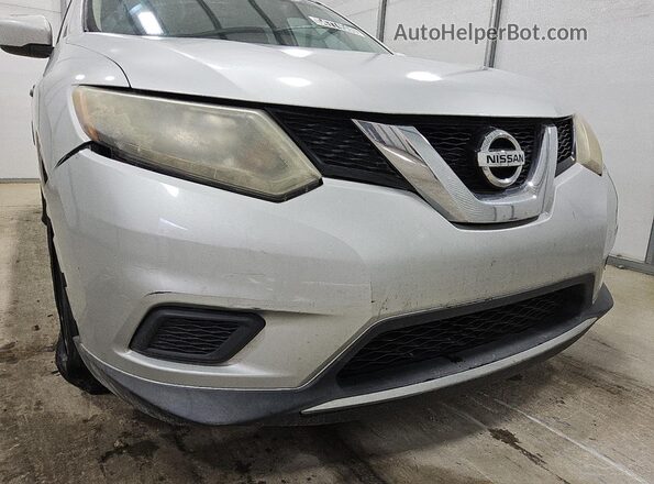 KNMAT2MT3GP638188 2016 NISSAN ROGUE Silver 