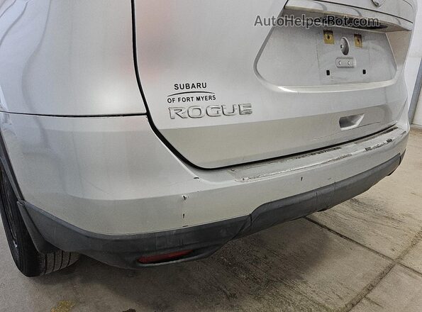 KNMAT2MT3GP638188 2016 NISSAN ROGUE Silver 