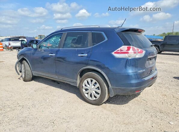 KNMAT2MT3GP672440 2016 NISSAN ROGUE Blue Հետևի ձախ