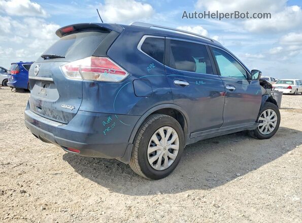 KNMAT2MT3GP672440 2016 NISSAN ROGUE Blue Հետևի աջ
