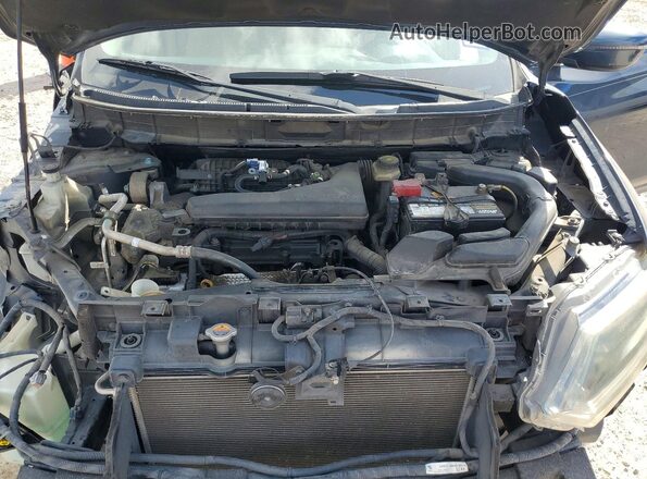 KNMAT2MT3GP672440 2016 NISSAN ROGUE Blue Սալոնի հետևի տեսք
