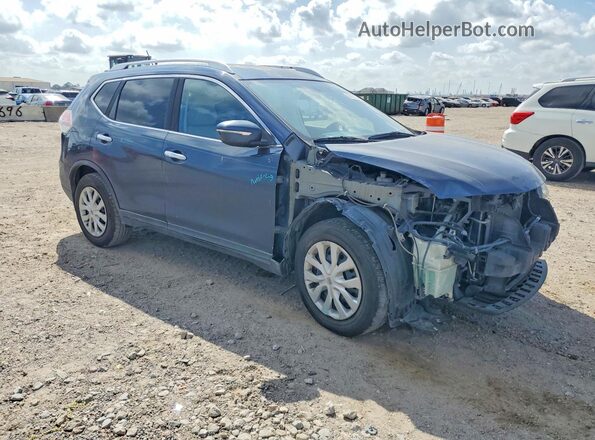 KNMAT2MT3GP672440 2016 NISSAN ROGUE Blue Առջևի աջ
