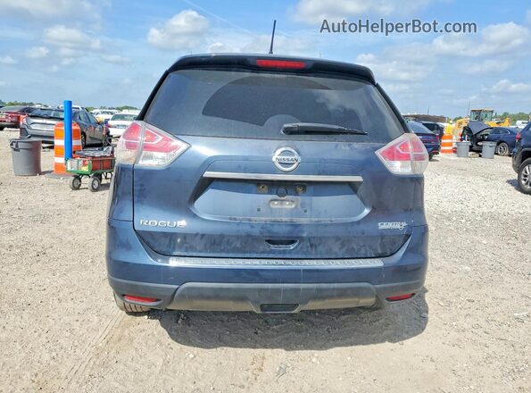 KNMAT2MT3GP672440 2016 NISSAN ROGUE Blue Հետևի տեսք